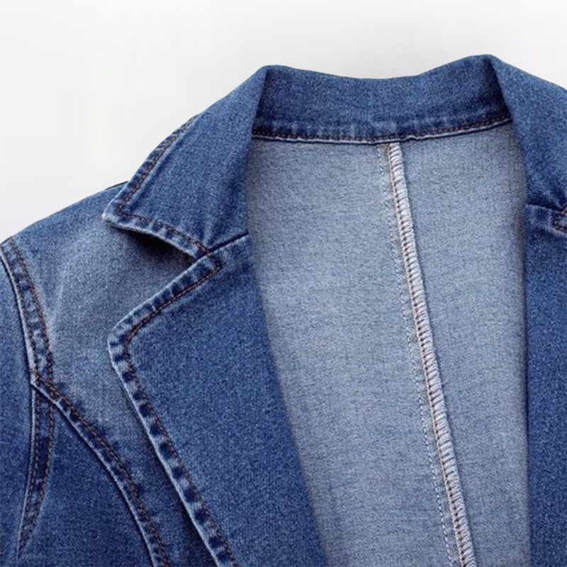 VITTORIA BELCINNI CLASSIC DENIM BLAZER