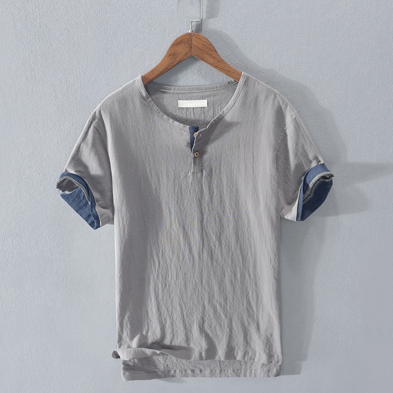 Charleston Cotton Henley Shirt