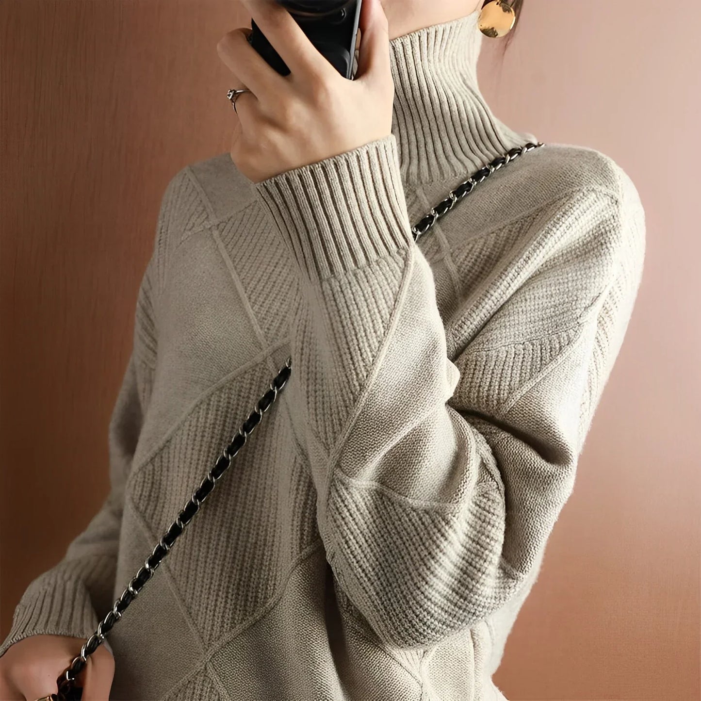 TOTÊME LOTUS™ KNITTED TURTLENECK