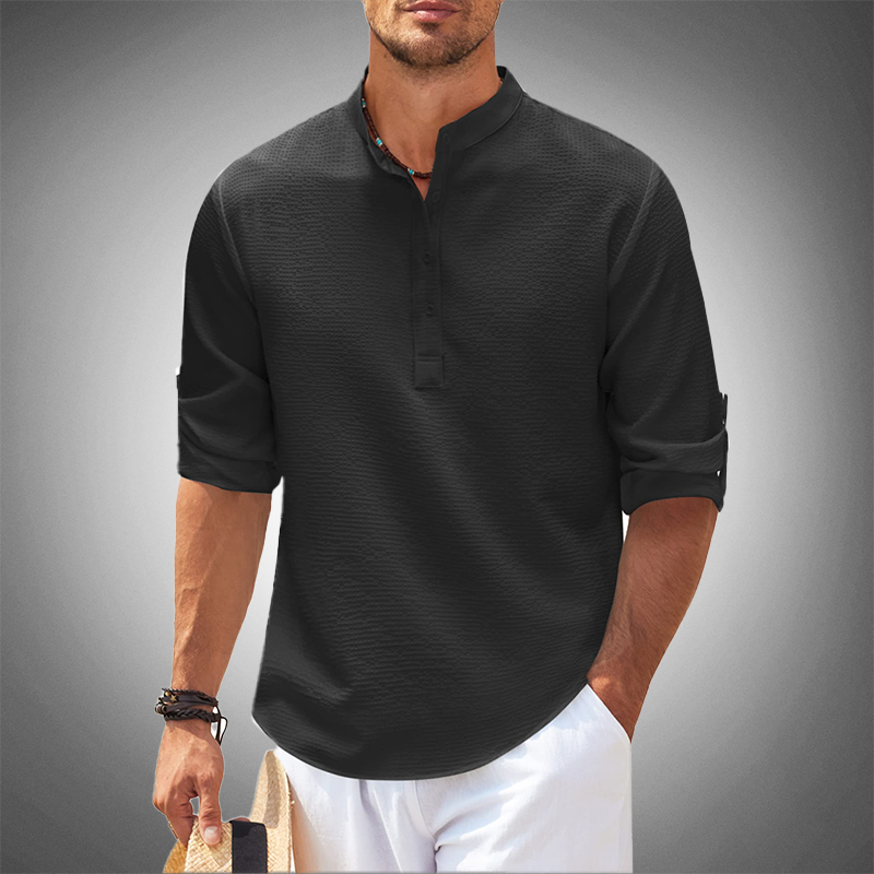 Thompson Linen Henley Shirt
