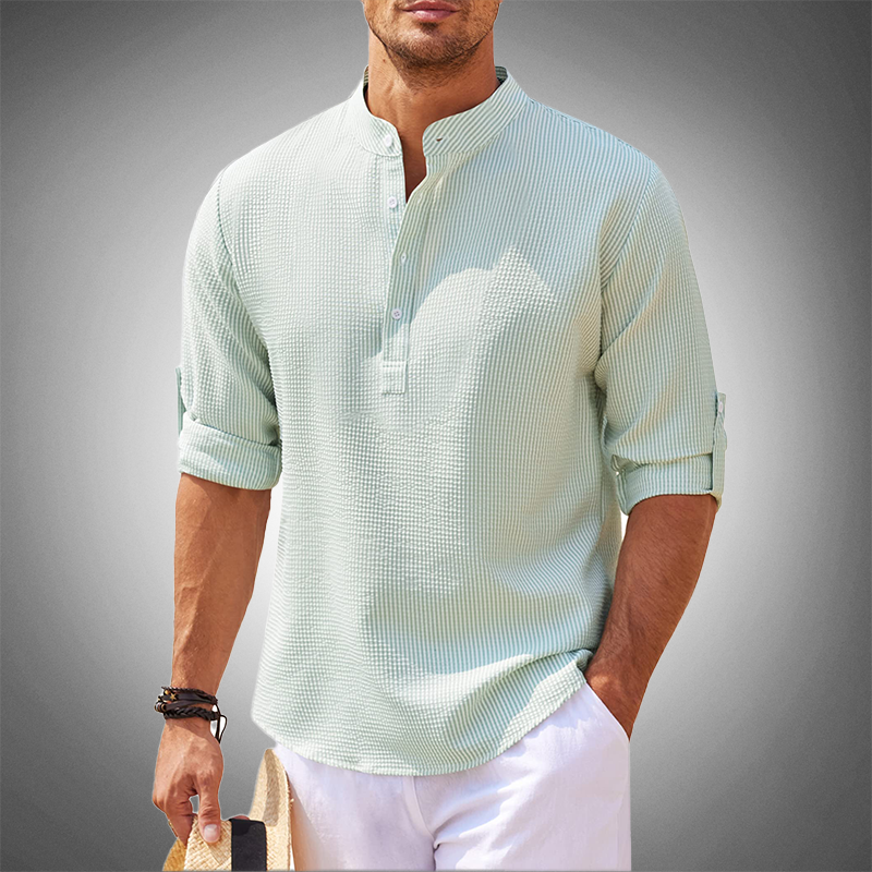 Thompson Linen Henley Shirt