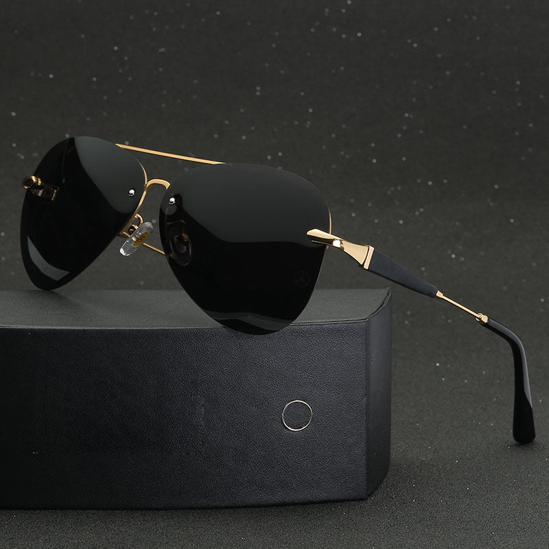 AVERY POLARIZED AVIATOR SUNGLASSES