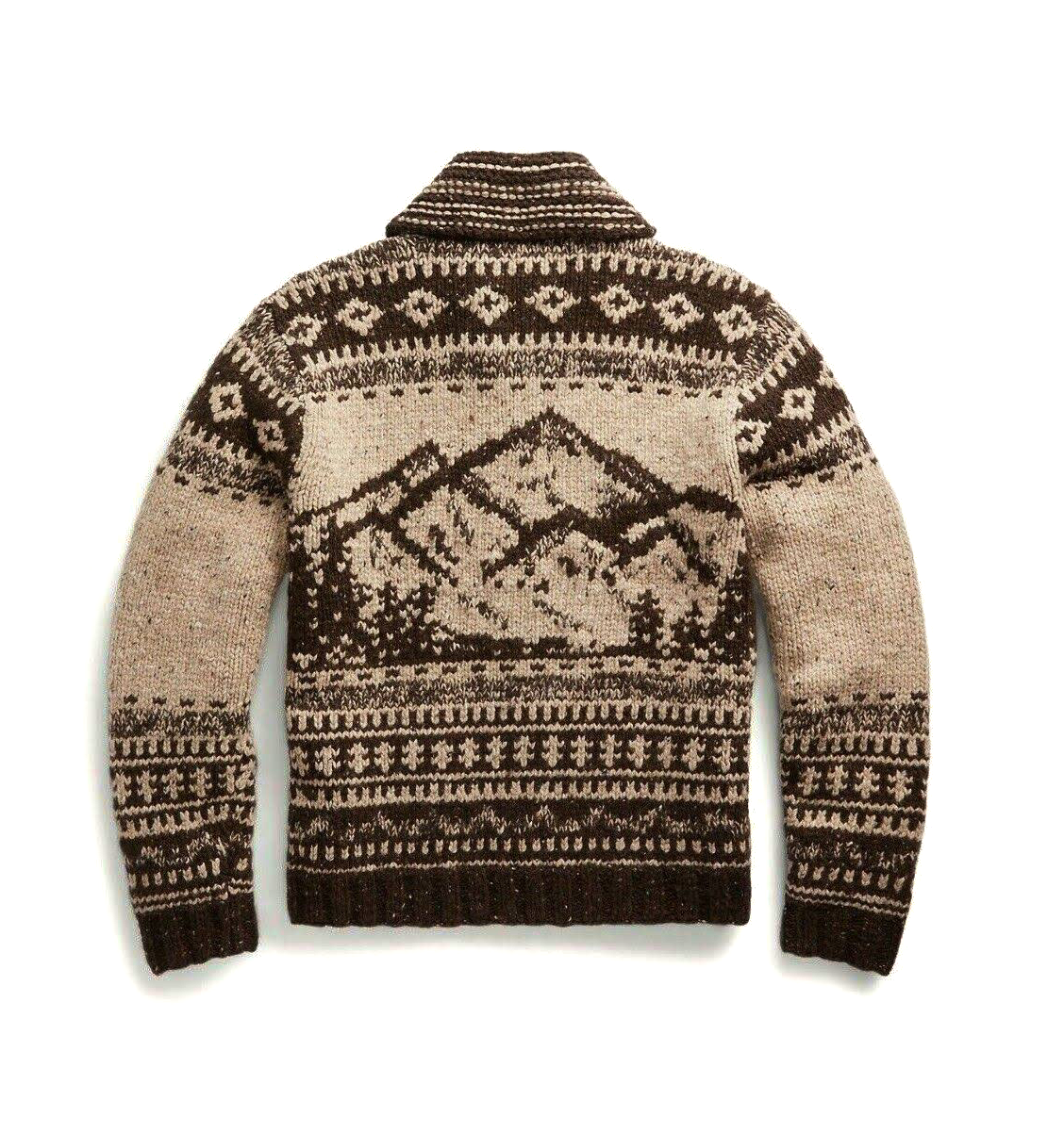 VINCÉNZIO JACQUARD WOOL CARDIGAN