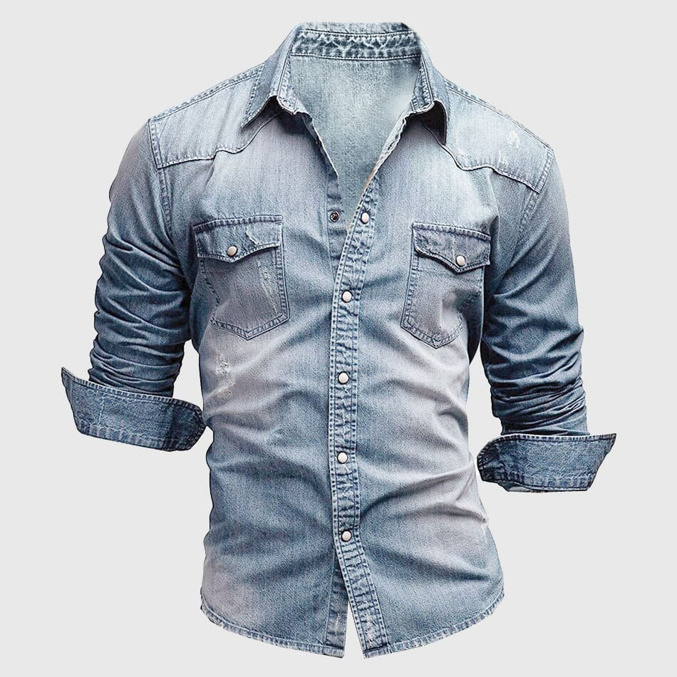 THEODORE RETRO SELVEDGE DENIM SHIRT