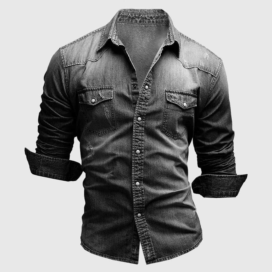 THEODORE RETRO SELVEDGE DENIM SHIRT