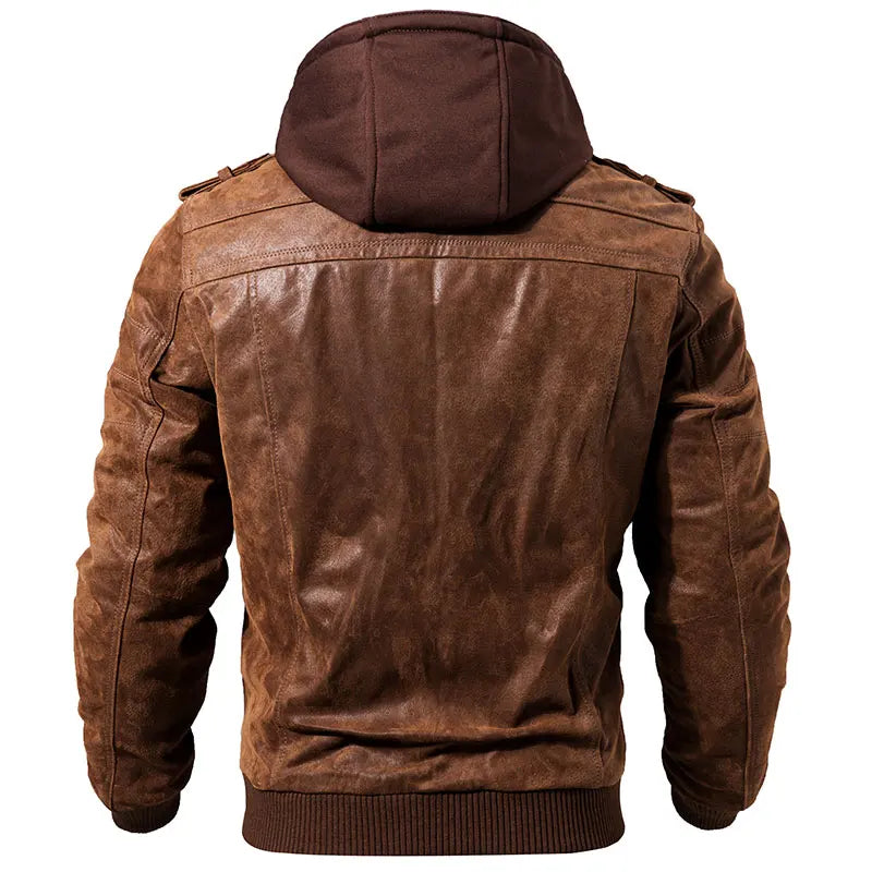 SEBASTIEN DUAL-CORE LEATHER JACKET