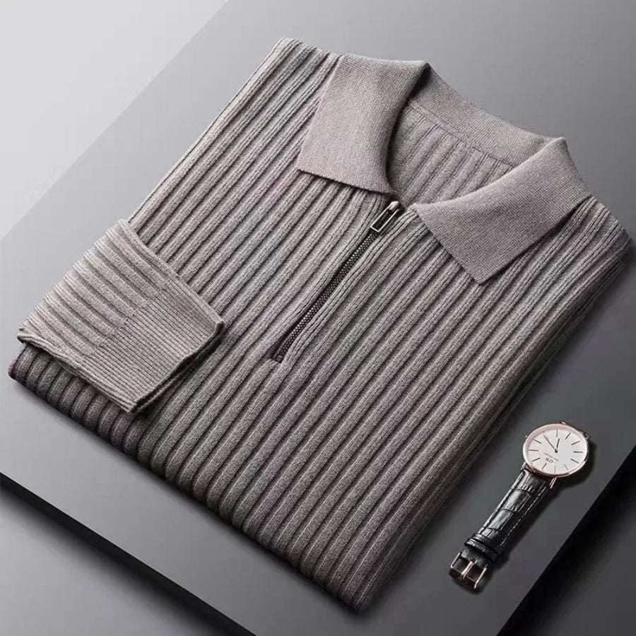 Thomas Quarter Zip Sweater