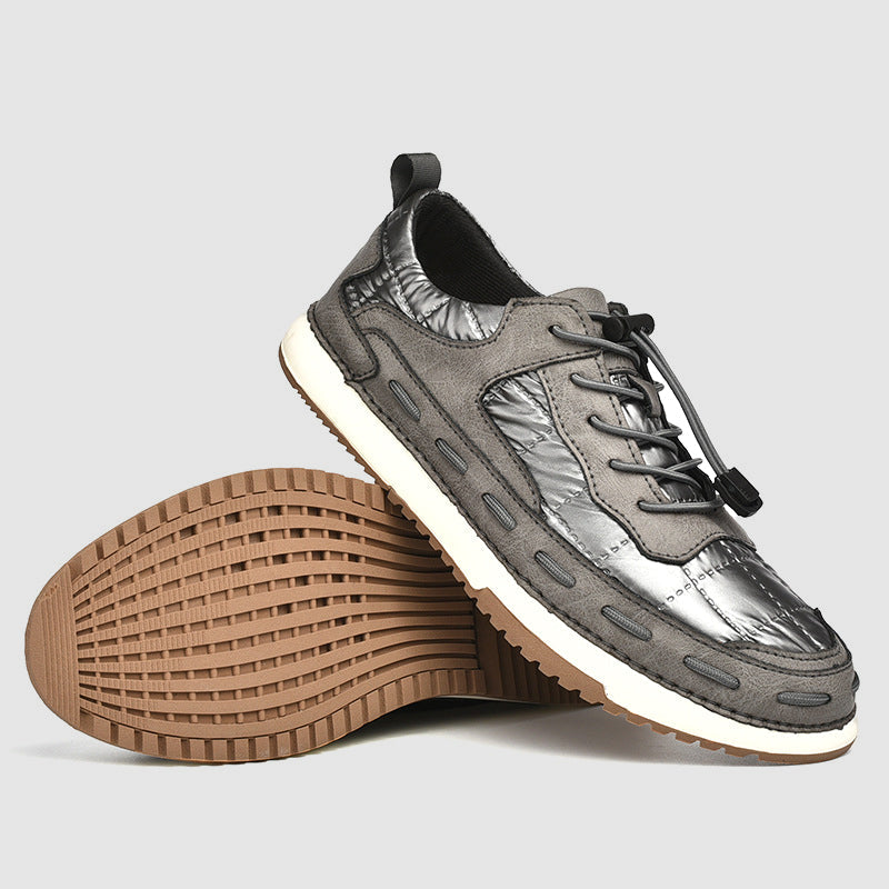 ADAM METROSTITCH LEATHER SNEAKERS