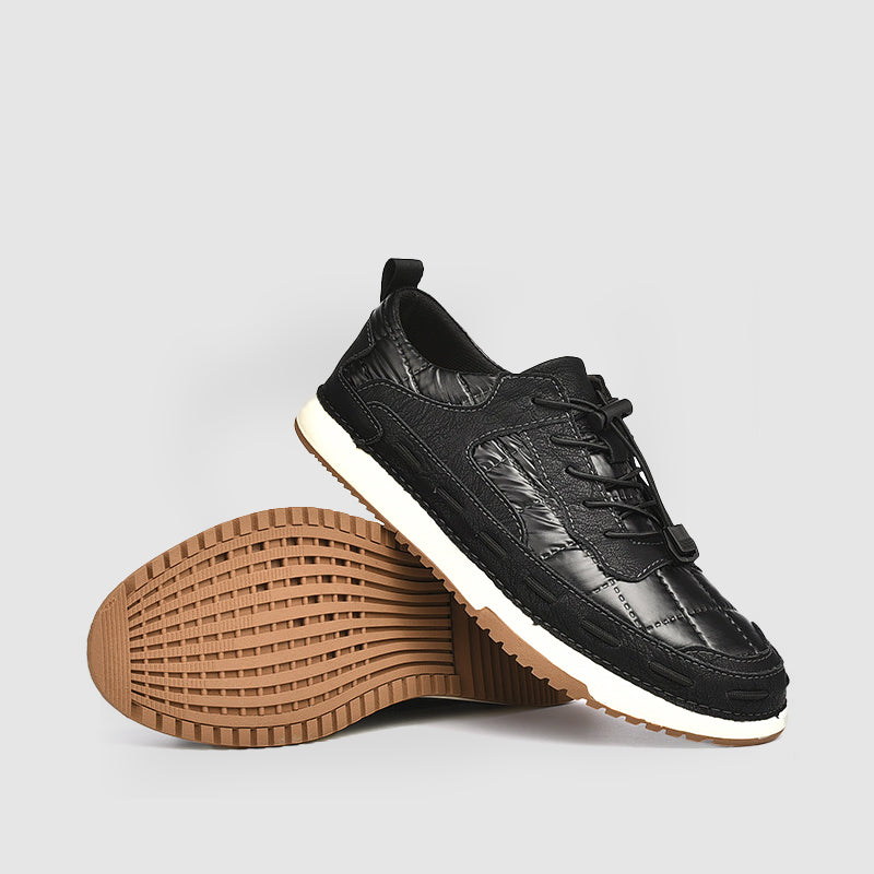 ADAM METROSTITCH LEATHER SNEAKERS