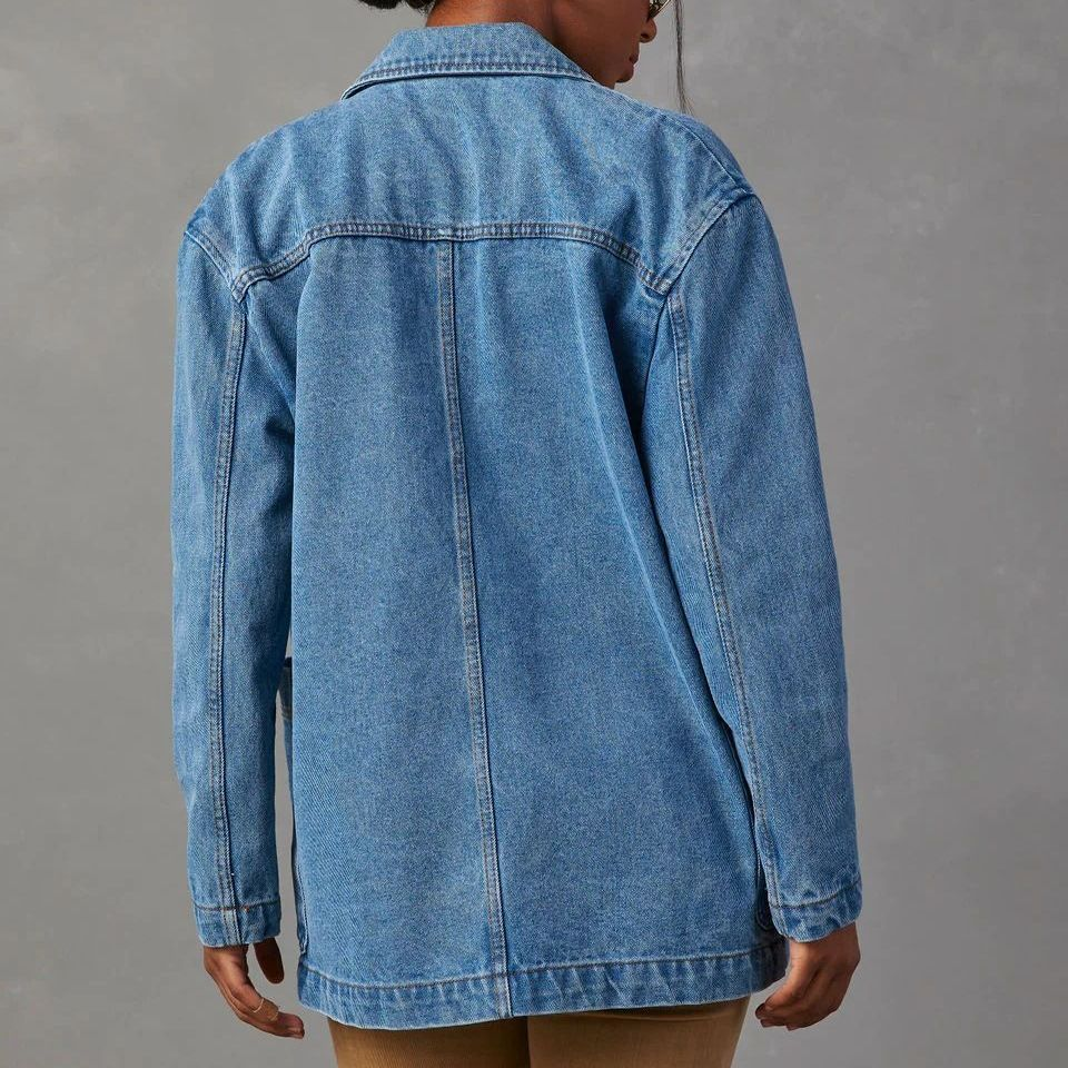 VIVIEN-THÔURAM VINTAGE BLEU DENIM BLAZER