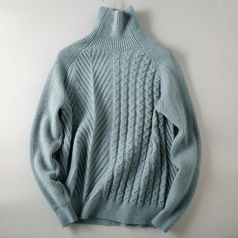 WINSLOW ULTRA-SOFT JACQUARD KNIT TURTLENECK