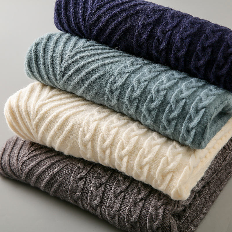 WINSLOW ULTRA-SOFT JACQUARD KNIT TURTLENECK