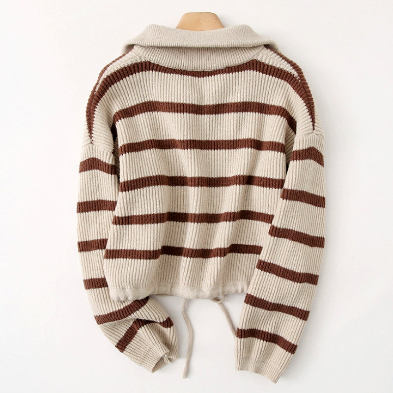 SOIREE CINCH ZIP-UP SWEATER