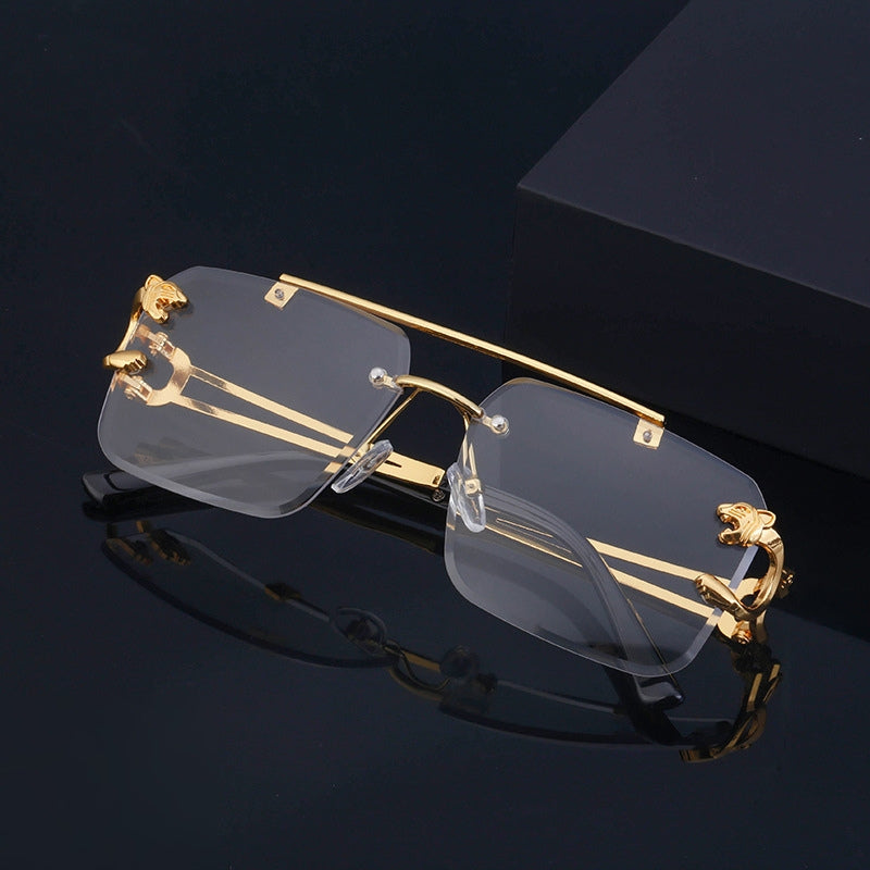 Xavier Sleek Rimless Sunglasses