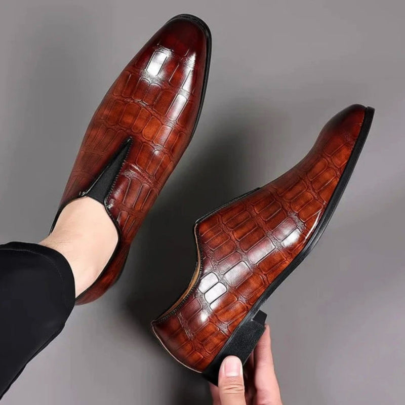Vermillion Prestige Leather Loafers