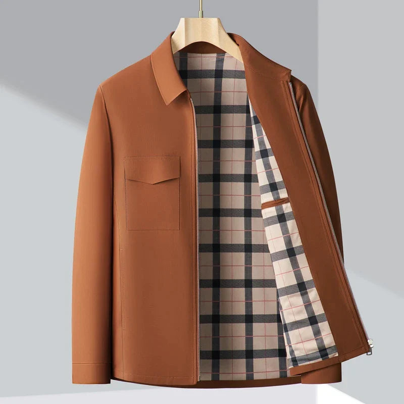 XAVIER BELVÔIR DUALCORE™ PLAID OVERCOAT