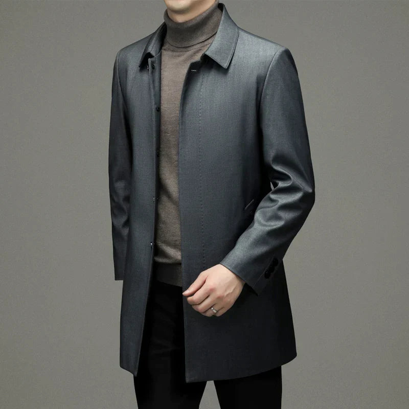 ADRIANNO LEGACY SILK-LINED DOWN JACKET