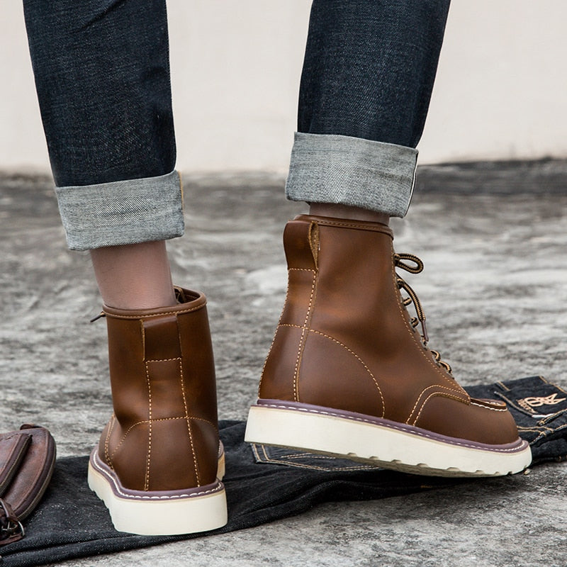 VITTORIO VINTAGE LEATHER BOOTS