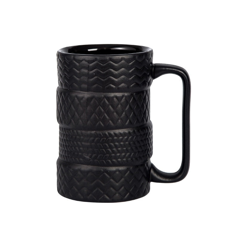 Treadzoid™ Premium Tire-Shaped Coffee Mug