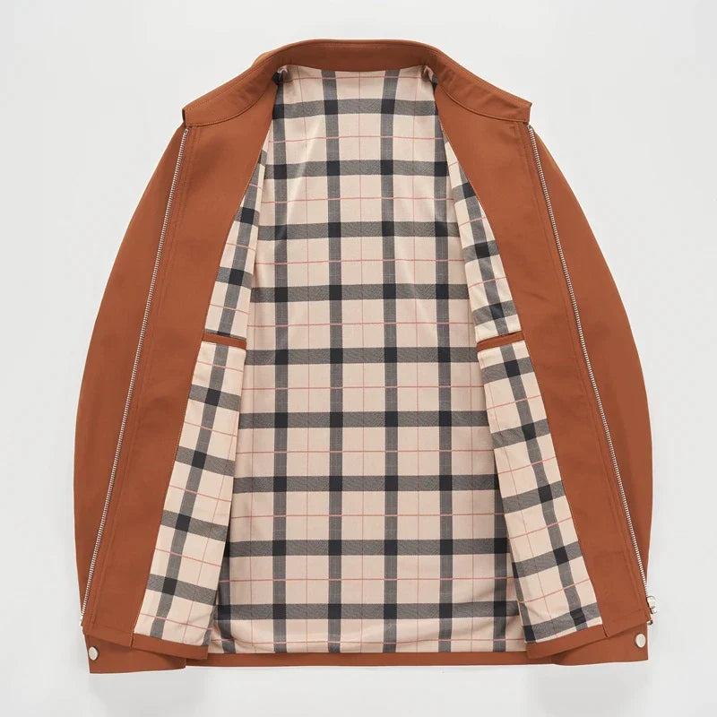XAVIER BELVÔIR DUALCORE™ PLAID OVERCOAT