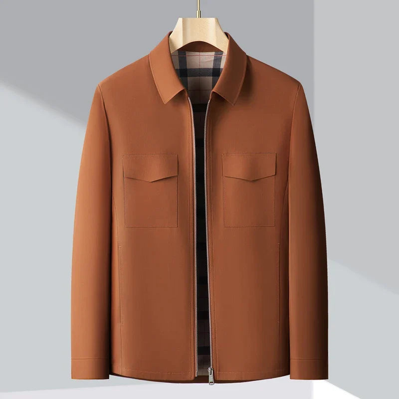 XAVIER BELVÔIR DUALCORE™ PLAID OVERCOAT