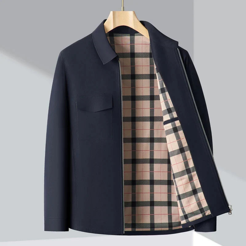 XAVIER BELVÔIR DUALCORE™ PLAID OVERCOAT