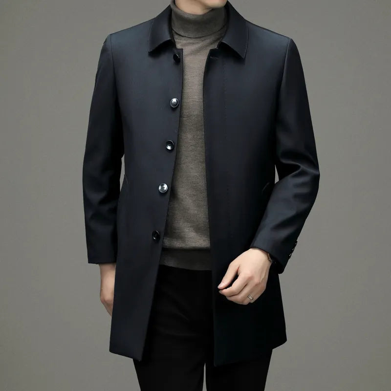 ADRIANNO LEGACY SILK-LINED DOWN JACKET