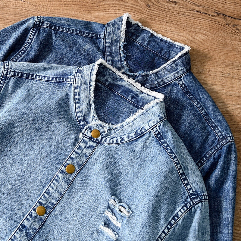 VINTAGE DENIM SHIRT BY ANDREA MARCELLI™