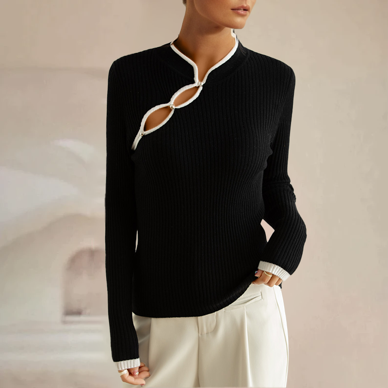 TRÉSOR DE PERLE PERUVIAN WOOL SWEATER