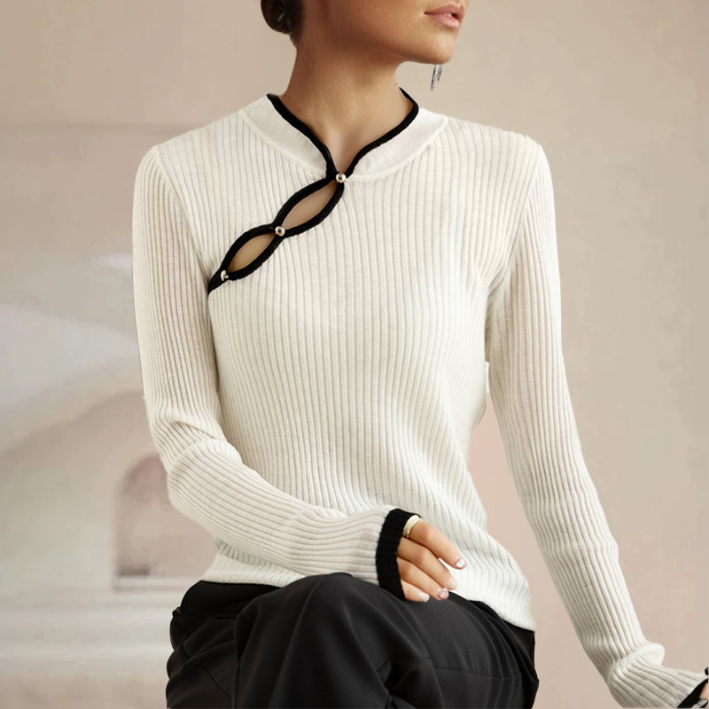 TRÉSOR DE PERLE PERUVIAN WOOL SWEATER