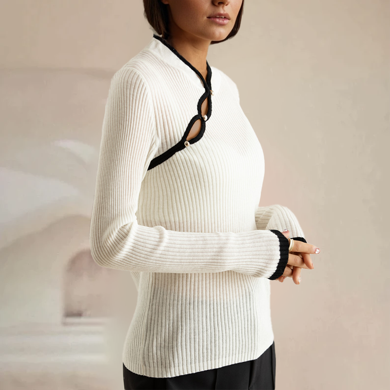 TRÉSOR DE PERLE PERUVIAN WOOL SWEATER
