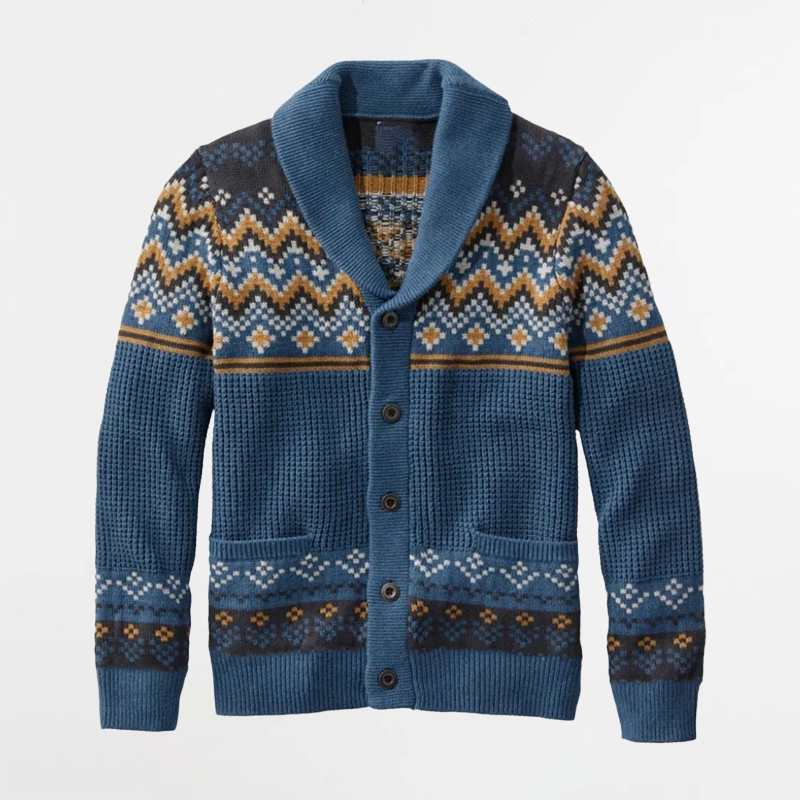 ADRIEN-RÊMY PRESTIGE JACQUARD KNIT CARDIGAN