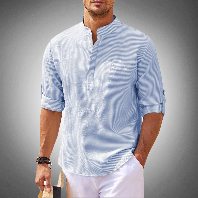 Thompson Linen Henley Shirt