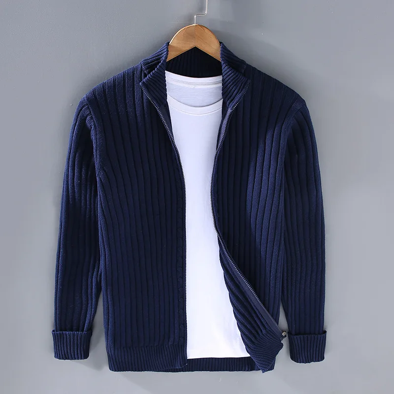 HARLOW 100% MERINO ACE ZIP-UP CARDIGAN