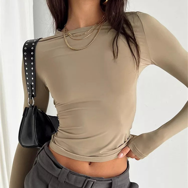 L'AMOURÉLLE LONG SLEEVE CROP TOP