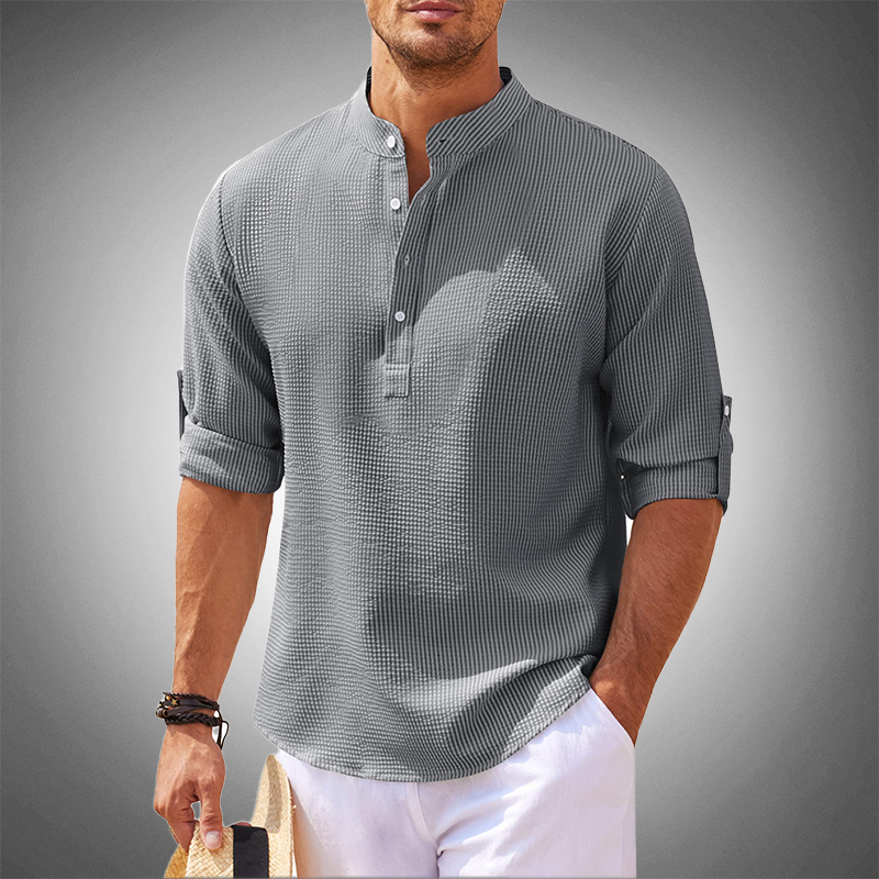 Thompson Linen Henley Shirt