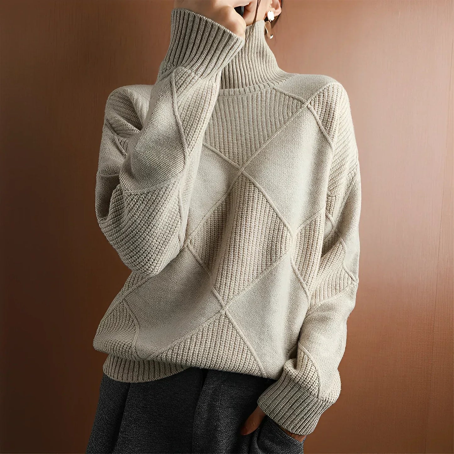 TOTÊME LOTUS™ KNITTED TURTLENECK