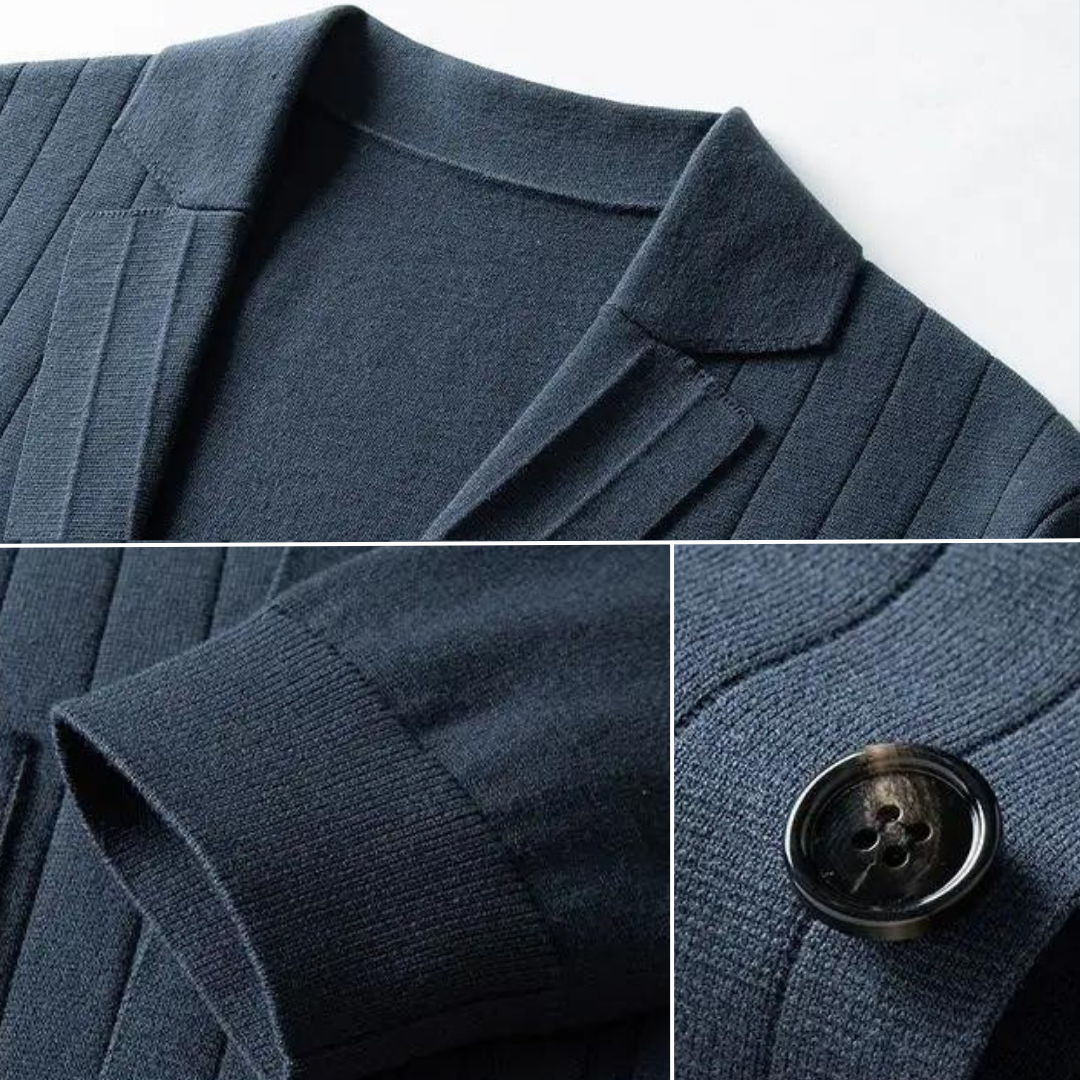 VINZÉNCIO JACQUARD KNITTED CARDIGAN