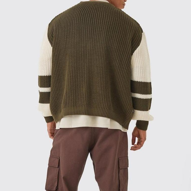 URBAN ELEGANCE JACQUARD KNIT CARDIGAN