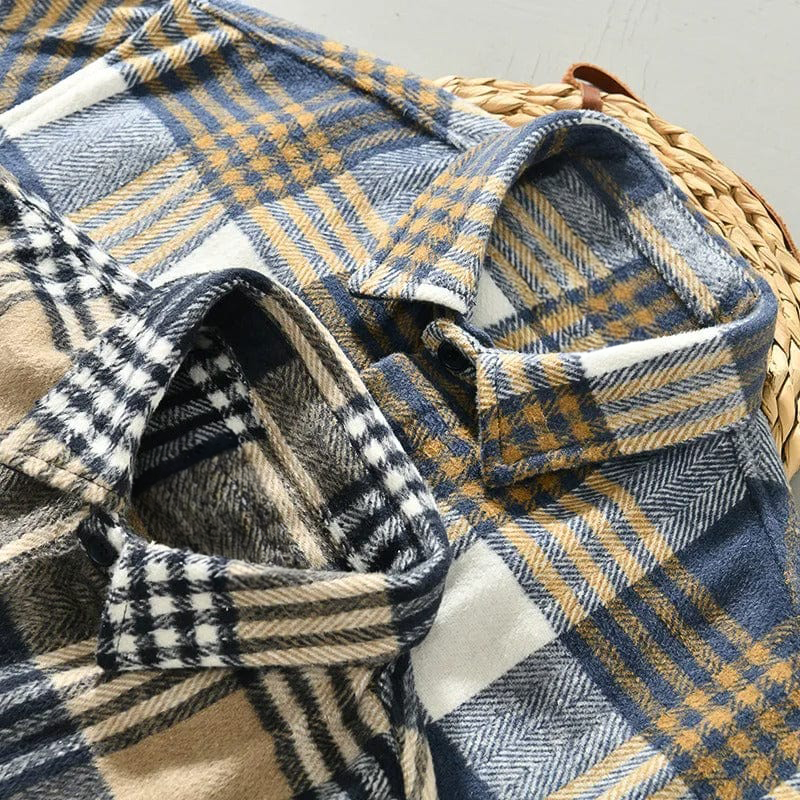 VINZÉNCIO GINGHAM FLANNEL SHIRT