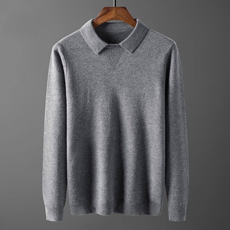 VINCENZO 100% MERINO ACE SWEATER