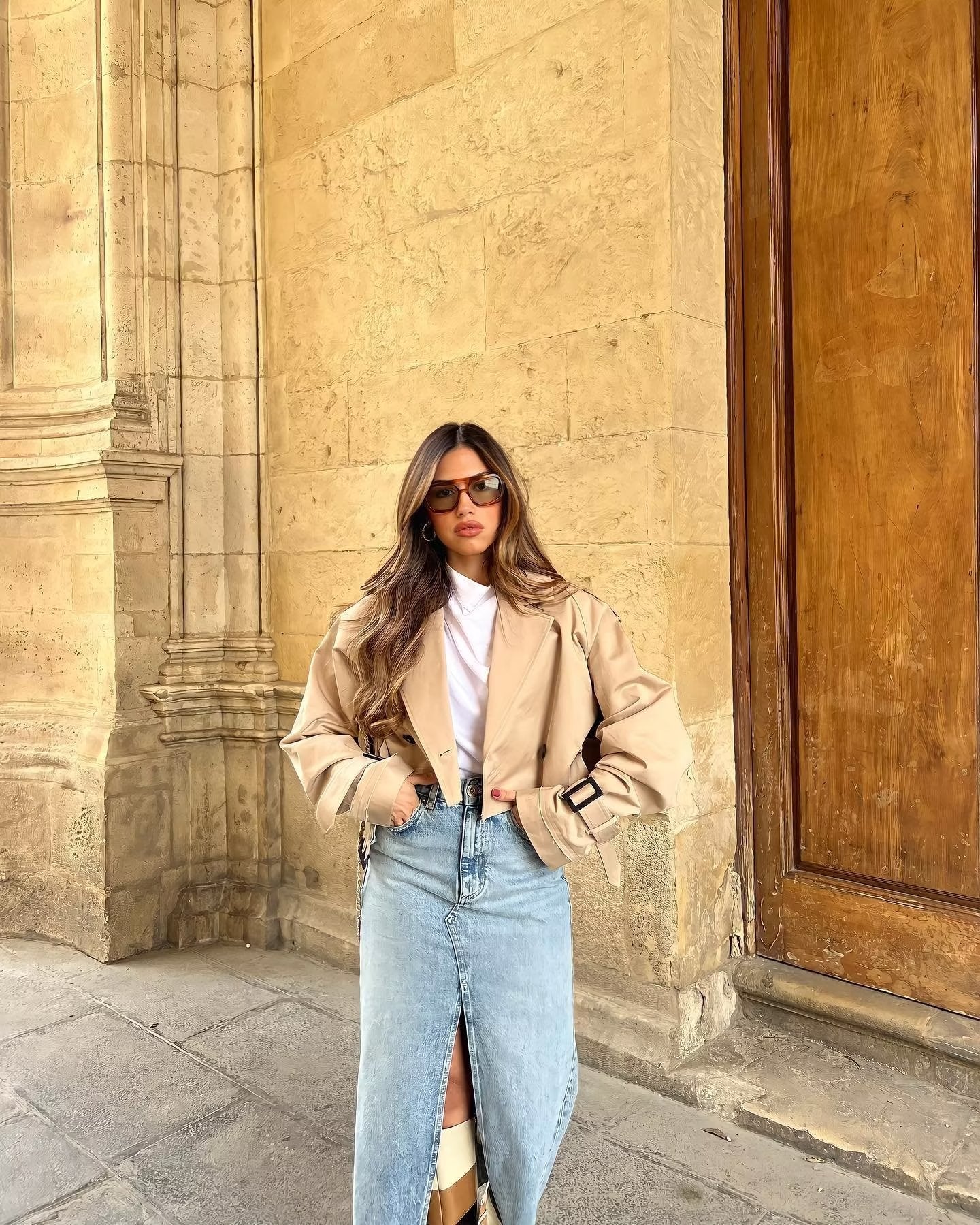 Violet's Cropped Trench