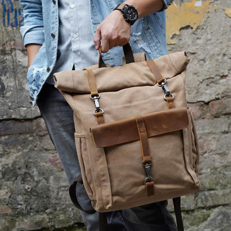 Trailmaster Multi-Strap Canvas Backpack