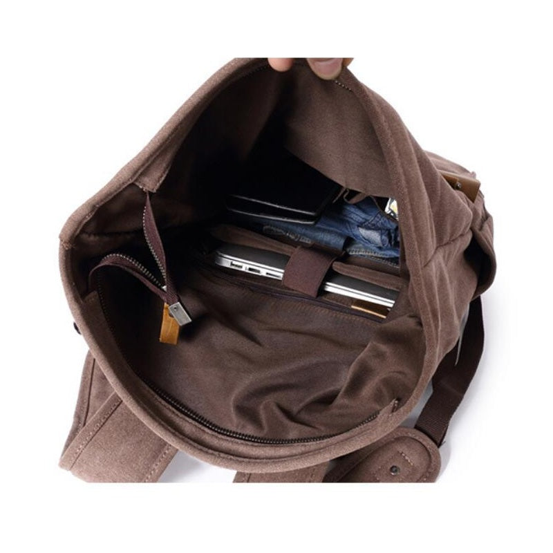 Trailmaster Multi-Strap Canvas Backpack
