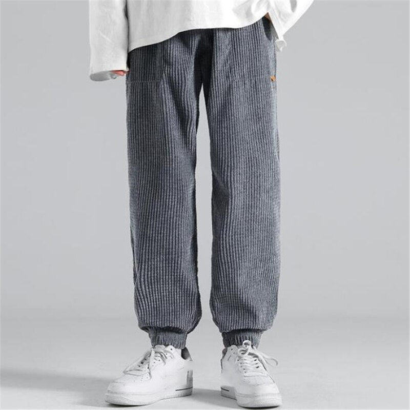 Velour Casual Corduroy Trousers