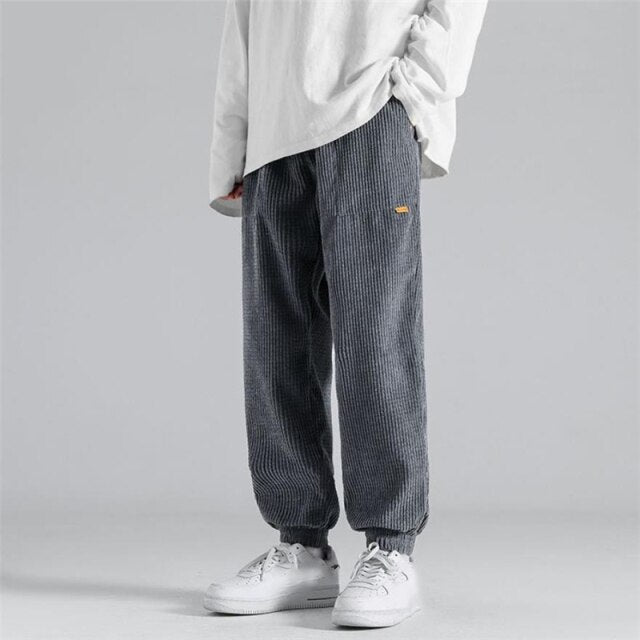 Velour Casual Corduroy Trousers