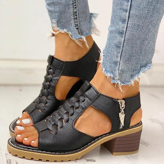 Victoria Harrington Chucky Heel Sandals