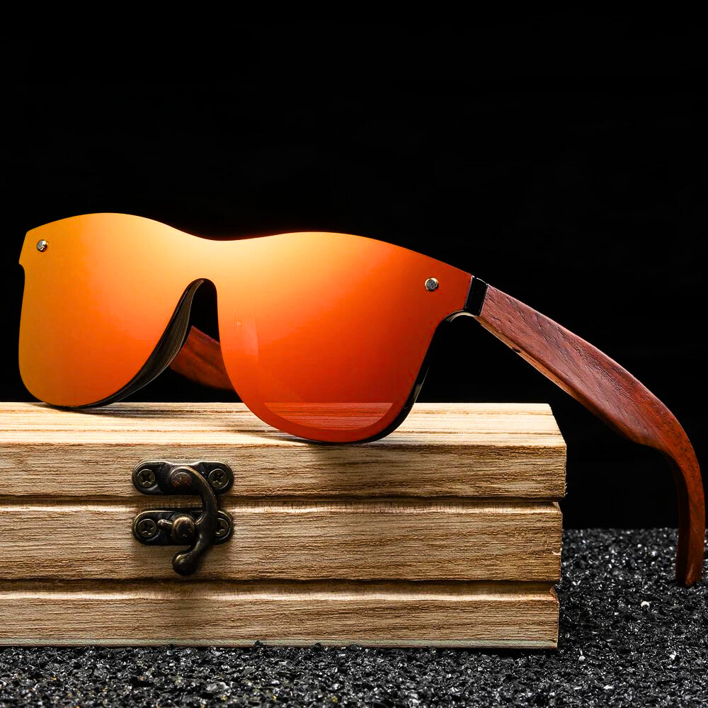 XAVIÉR WALNUT WOOD SUNGLASSES