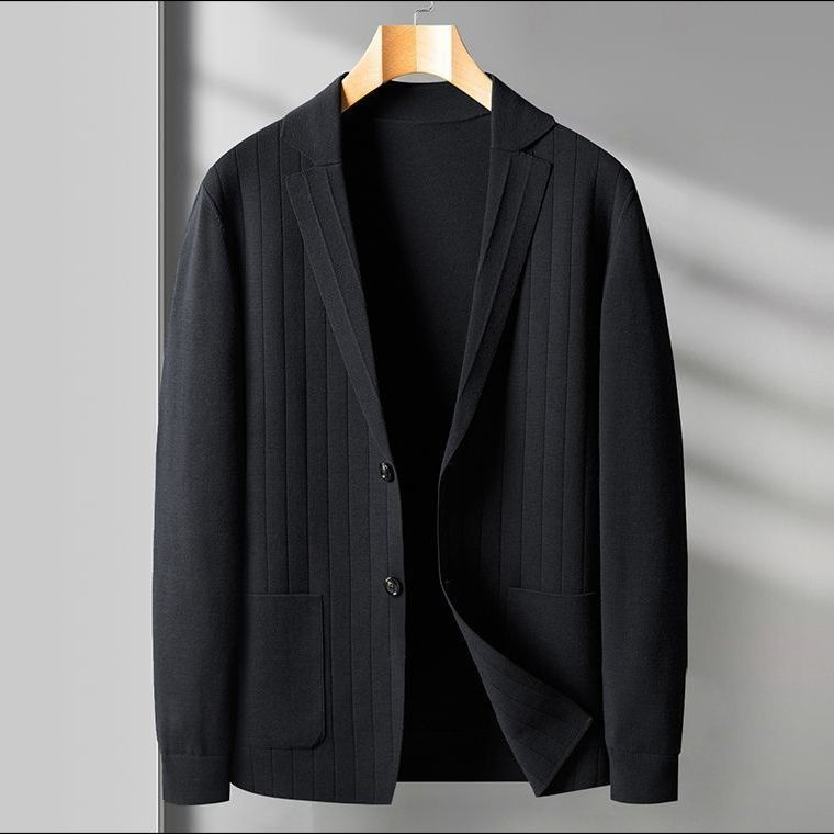 VINZÉNCIO JACQUARD KNITTED CARDIGAN