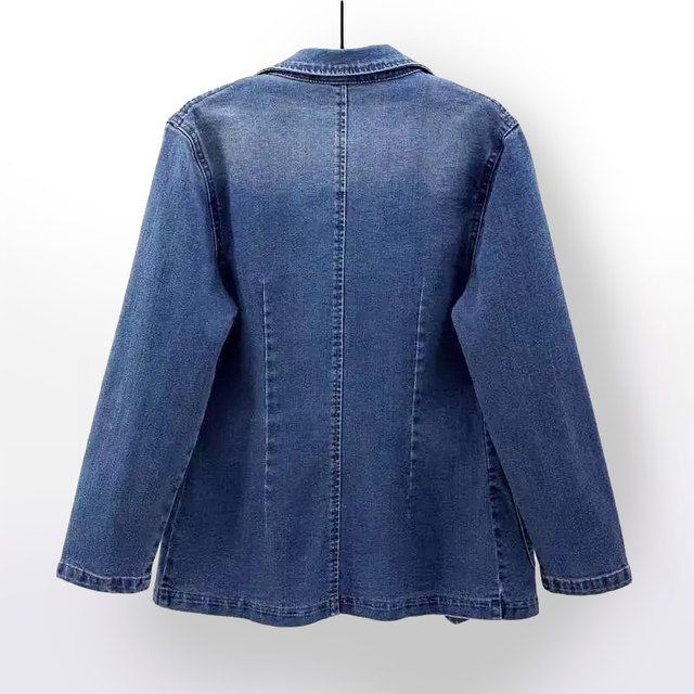 Elena Belccini Classic Denim Blazer